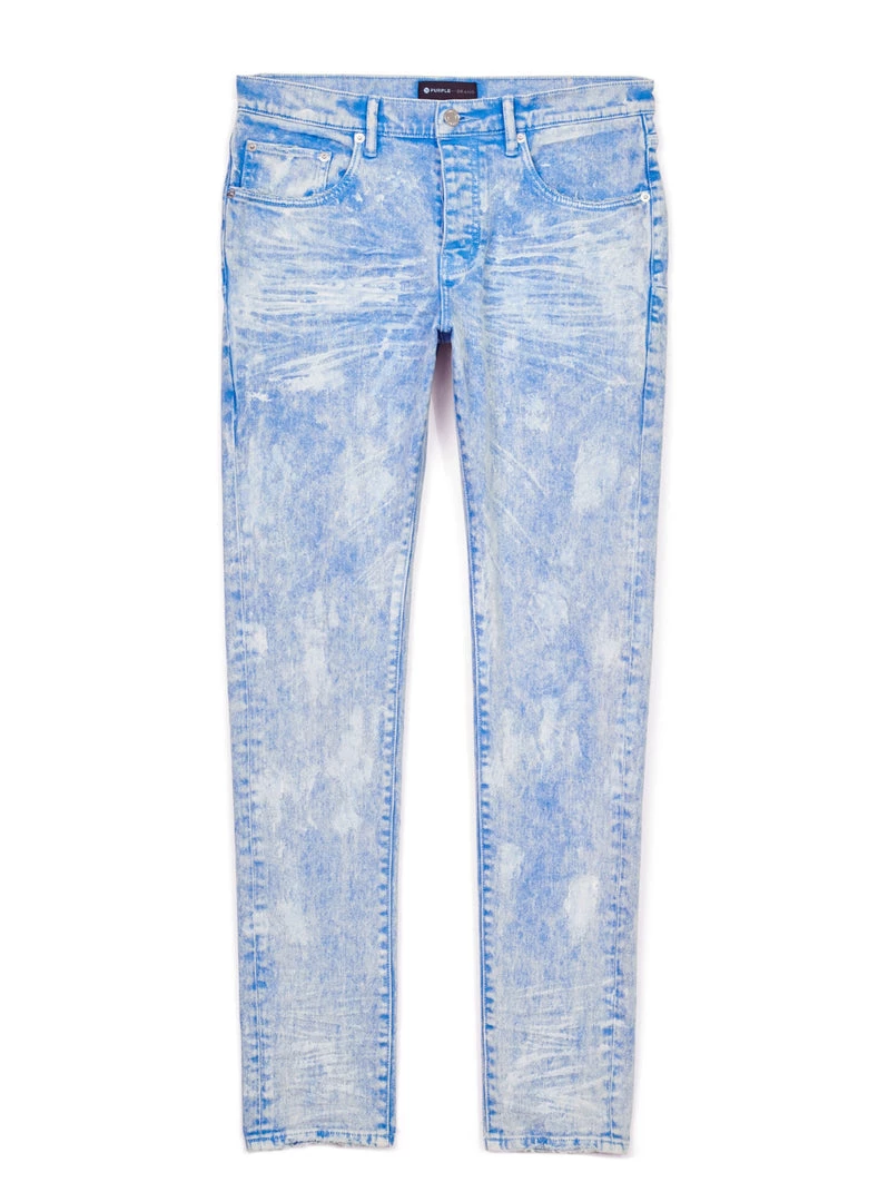 Purple-Brand Jeans - Bright Blue Hard Wax - P001 4 Purple-Brand Jeans - Bright Blue Hard Wax - P001