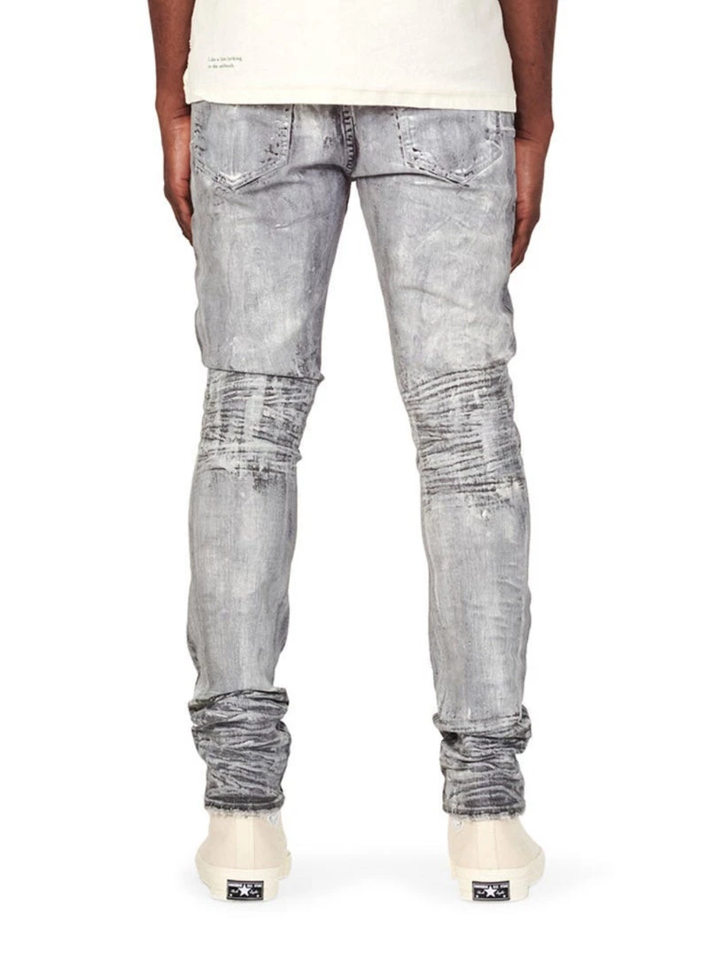 Purple-Brand Jeans - Vintage Grey Pressed Wax - P001 2 Purple-Brand Jeans - Vintage Grey Pressed Wax - P001