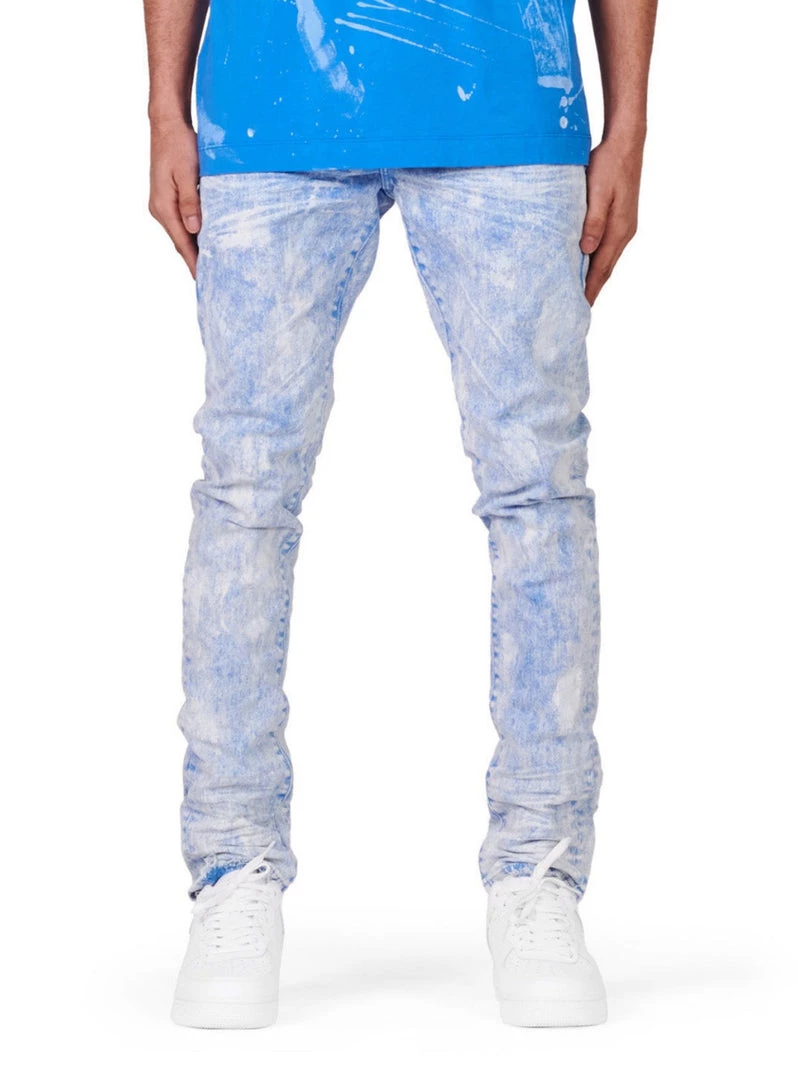 Purple-Brand Jeans - Bright Blue Hard Wax - P001 1 Purple-Brand Jeans - Bright Blue Hard Wax - P001