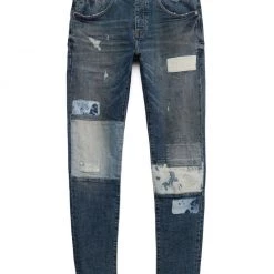 Purple-Brand Jeans - Indigo Patchwork Marble Repair - P002 Shop All
