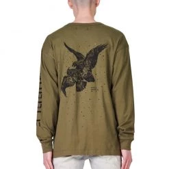 Shop All Purple-Brand Long Sleeve Shirt - Military Birds - P204