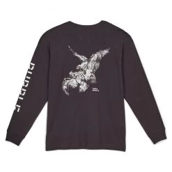 Purple-Brand Long Sleeve Shirt - Black Birds - P204 Shop All