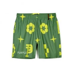 Purple-Brand Swim Shorts - Military Jumbo Monogram - P504 6 Purple-Brand Swim Shorts - Military Jumbo Monogram - P504