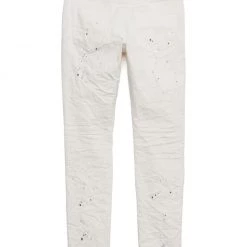 PURPLE-BRAND Shop All Purple Brand Jeans - Optic White Paint Blowout - P001-OWPB122
