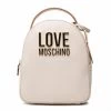 Moschino Bag - Gold Metal Logo Backpack - Cream - JC4101PP1DLJ010A Shop All
