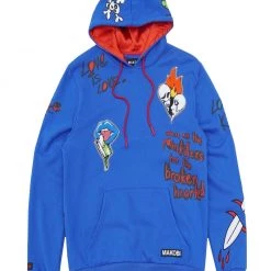 Shop All Makobi Hoodie - Love Kills - Royal Blue - M4505
