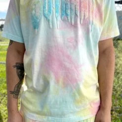 Outrank T-Shirt - Chee$e Cake - Tie Dye Pink