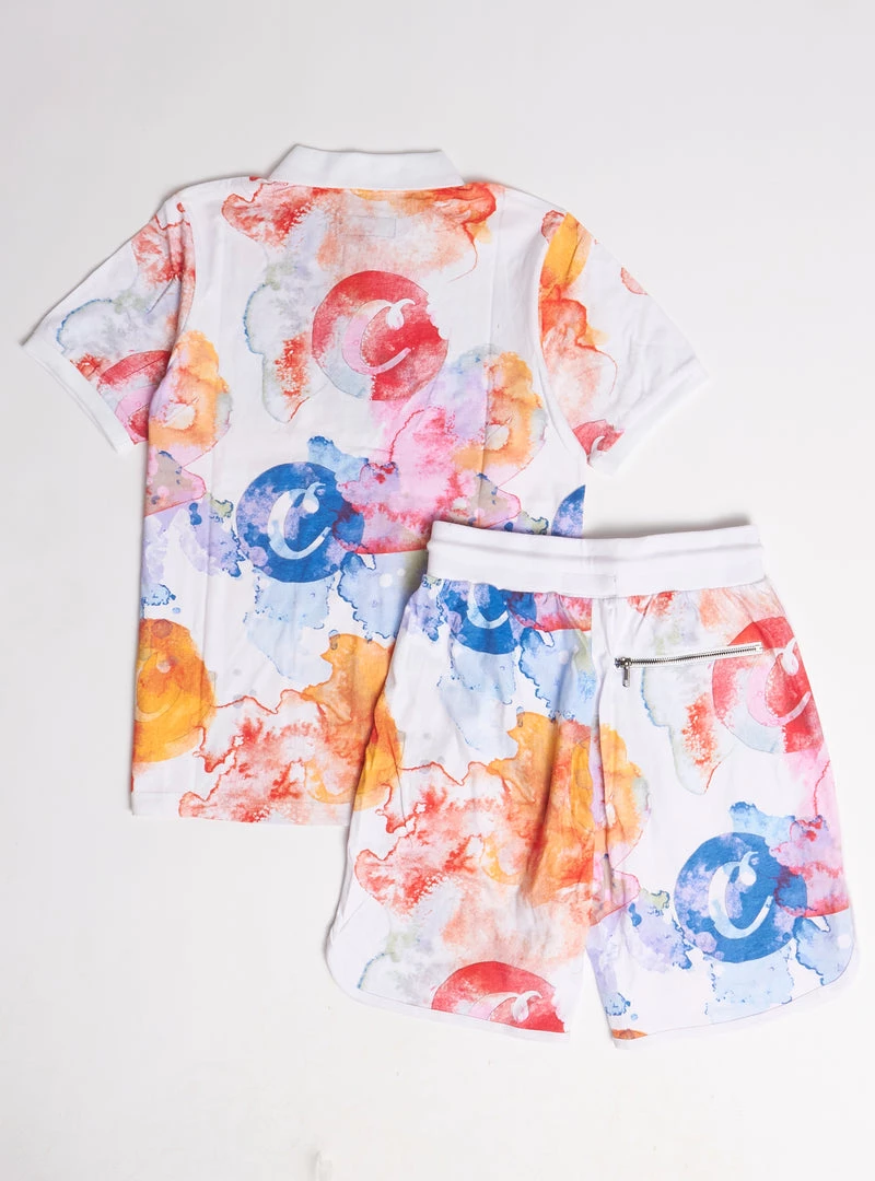 Cookies Short Set - Lanai Polo - White And Multi - 1558K6125 Shop All 2 Cookies Short Set - Lanai Polo - White And Multi - 1558K6125 Shop All