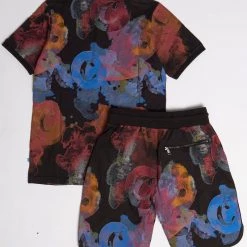 Cookies Short Set - Lanai Polo - Black And Multi - 1558K6125 Shop All