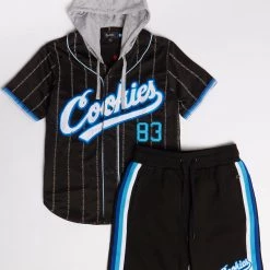 Shop All Cookies Short Set - Put In Work - Black - 1558K6005