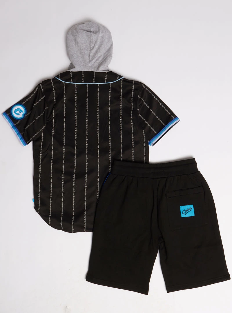 Shop All Cookies Short Set - Put In Work - Black - 1558K6005 2 Shop All Cookies Short Set - Put In Work - Black - 1558K6005