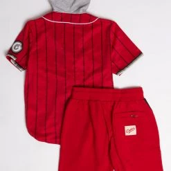 Cookies Short Set - Put In Work - Red - 1558K6005 Shop All