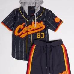 Shop All Cookies Short Set - Put In Work - Navy - 1558K6005