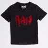 Rawyalty Kids T-Shirt - RAW Drip Bling - Black And Red - RKT-000
