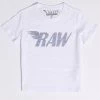 Rawyalty Kids T-Shirt - RAW Saphire Bling - White - RKT-000 Shop All