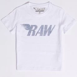 Rawyalty Kids T-Shirt - RAW Saphire Bling - White - RKT-000 Shop All