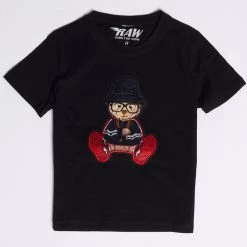 Shop All Rawyalty Kids T-Shirt - Teddy Chain Bling - Black - RKT-000