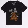 Rawyalty Kids T-Shirt - Rich Bear Bling - Black - RKT-000
