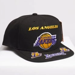 Mitchell & Ness Snapback - NBA Front Loaded HWC Los Angeles Lakers - Black - SH20027 Shop All