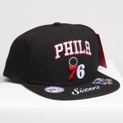 Mitchell & Ness Snapback - NBA Front Loaded HWC Philadelphia 76ers - Black - SH20027 Shop All