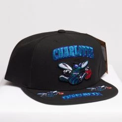 Shop All Mitchell & Ness Snapback - NBA Front Loaded HWC Charlotte Hornets - Black - SH20026