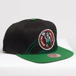 Mitchell & Ness Snapback - NBA Low Big Face HWC Boston Celtics - Black And Green - SH20025 Shop All