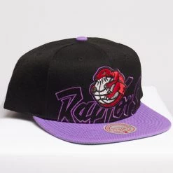 Shop All Mitchell & Ness Snapback - NBA Low Big Face HWC Toronto Raptors - Black And Purple - SH20025