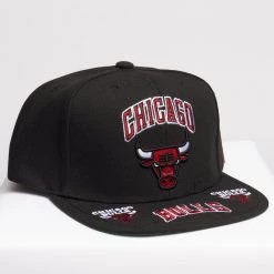 Mitchell & Ness Snapback - NBA Front Loaded HWC Chicago Bulls - Black - SH20027 Shop All
