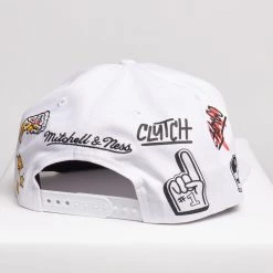 Mitchell & Ness Snapback - NBA Hand Drawn Chicago Bulls - White - SH20037 Shop All