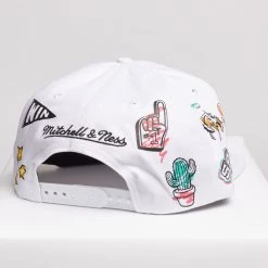 Shop All Mitchell & Ness Snapback - NBA Hand Drawn San Antonio Spurs - White - SH20037