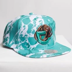 Mitchell & Ness Hat - NBA Marbled Snapback Grizzlies - Teal - MM20199 Shop All