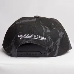 Mitchell & Ness Hat - NBA Marbled Snapback Spurs - Black - MM20199 Shop All