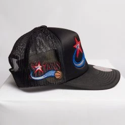 Mitchell & Ness Hat - NBA Trucker Snapback 76ers - Black - SH20116