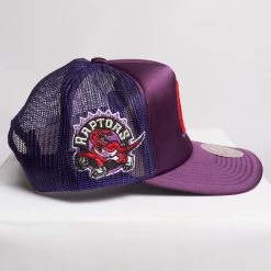 Mitchell & Ness Hat - NBA Trucker Snapback Raptors - Purple - SH20116