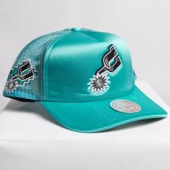 Mitchell & Ness Hat - NBA Trucker Snapback Spurs - Teal - SH20116