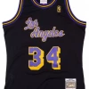 Mitchell & Ness Jersey - Los Angeles Lakers O'Neal 34 - Black And Yellow