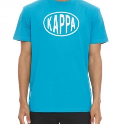 Kappa T-Shirt - Authentic Pop Esazar - Green Sea And White - 3116EE5W