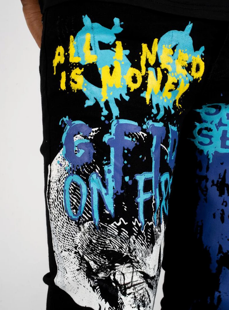 GFTD Jeans - Kobe - Black 2 GFTD Jeans - Kobe - Black