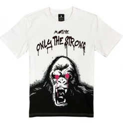 Motive Denim T-Shirt - Only The Strong - White - MT76 Shop All