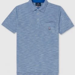 Psycho Bunny T-Shirt - Shanklin Polo - Blue - B6K778J1PC