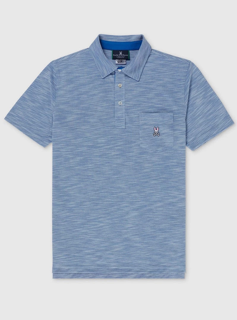 Psycho Bunny T-Shirt - Shanklin Polo - Blue - B6K778J1PC 1 Psycho Bunny T-Shirt - Shanklin Polo - Blue - B6K778J1PC