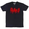 Rawyalty T-Shirt - RAW Drip Red Bling - Black - RMT-000