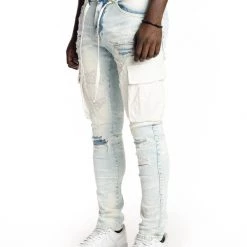 Smoke Rise Jeans - Cargo - Plaster Blue - JP22141