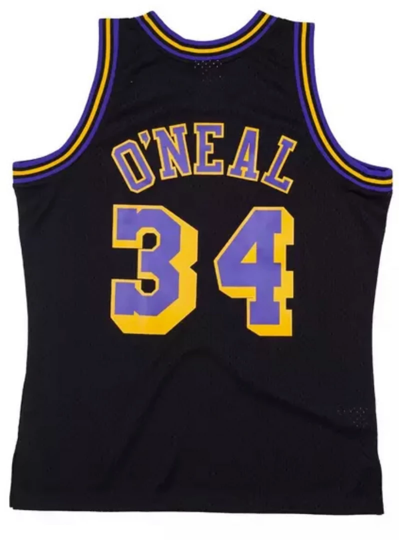 Mitchell & Ness Jersey - Los Angeles Lakers O'Neal 34 - Black And Yellow 2 Mitchell & Ness Jersey - Los Angeles Lakers O'Neal 34 - Black And Yellow