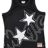 Mitchell & Ness Jersey - Big Face Magic - Black And White - TMTK1061 Shop All