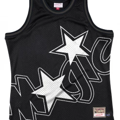Mitchell & Ness Jersey - Big Face Magic - Black And White - TMTK1061 Shop All