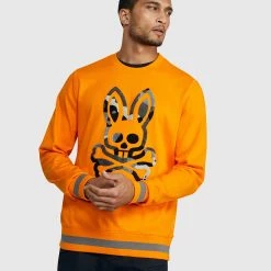 Psycho Bunny Sweater - Howgate - Tangelo - FL21-B6S211Q1FT Shop All