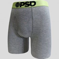 PSD Underwear - Modal - Grey And Lime - E21911074