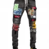 THRT Denim Jeans - Feature - Black And Multi