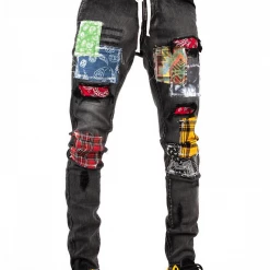 THRT Denim Jeans - Feature - Black And Multi